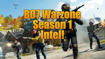 BO7 Warzone Season 1 Intel! 7 New Weapons! New Resurgence Map! And More!