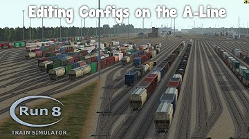 Run8 Train Simulator V3 Configuring the Hump Config, Industries, and AI Spawn Points on the A-Line!