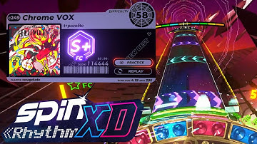 Spin Rhythm XD - Chrome VOX by t+pazolite (custom chart) XD Difficulty 58 S+ FC!!!!