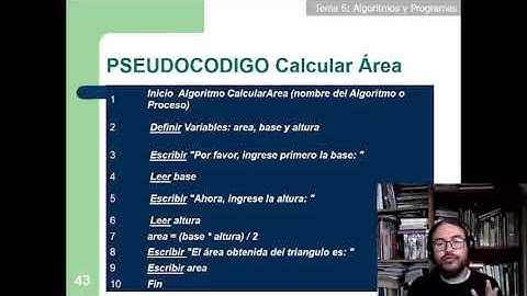 Algoritmo Area de un Triangulo