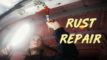 #2 Rust Repair. Van Life Build on a Budget (Mercedes Sprinter)