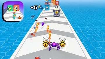 Monster Evolution Run - All Levels Gameplay Android,ios (Part 1)