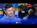 'CRAZY' - Robert Lewandowski reacts to Barcelona's incredible comeback win against Benfica 😮‍💨 #UCL