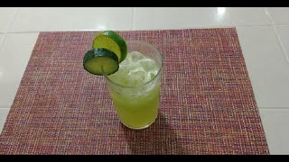 Mojito de Pepino Sin Licor Para este Calorrr