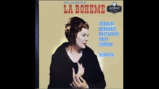 Puccini  -  LA BOHEME,  TULLIO SERAFIN  1