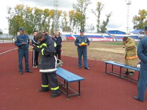Одевание боевой одежды пожарного