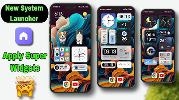 Install Now - New System Launcher With Super Widgets in Miui 13 & Miui 14😍 | Update Now👍