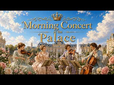 Morning Concert at the Palace ☀️ | Mozart-Style String Quartet in a Royal Garden