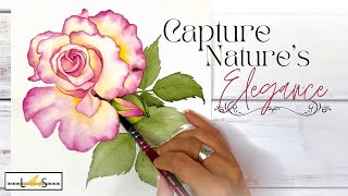 Paint Like a Pro: Level Up Your Rose Watercolor Painting Skills! How to Paint a Rose