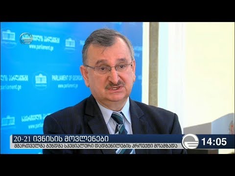 „ნაციონალურმა მოძრაობამ“ 20 ივნისის ღამის დადგენილების პროექტი მოამზადა