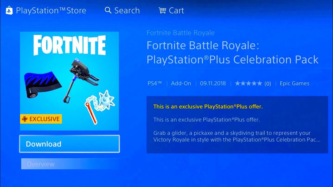 Fortnite New Playstation Plus Celebration Pack New Fortnite Free Ps Plus Bundle Fortnite Ps Plus Youtube