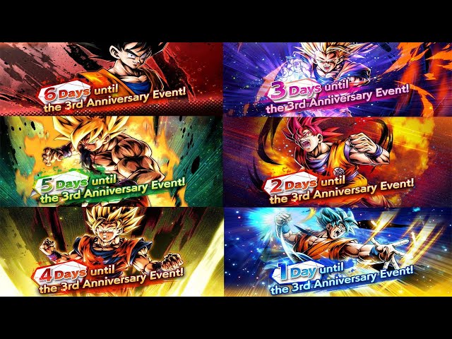 Dragon Ball Legends - [3 Days until the 2nd Anniversary Event