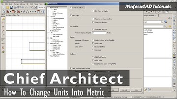 Chief Architect Change Units To Metric