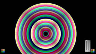 how to make a rainbow  and circle in c language by mohit varma