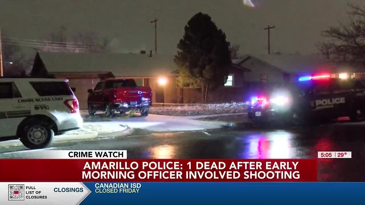 Amarillo police: 1 dead after early morning officer involved shooting ...