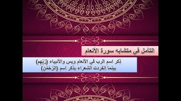متشابهات القران الكريم - شرح متشابهات سورة الأنعام الآية الرابعة والخامسة الجزء الرابع