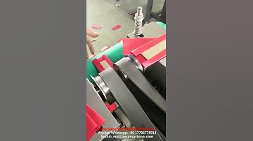 5cm width Case 2 side Folding Machine/Double Side Hardcover case Machine tesing before shipment