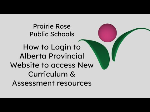 Grade 1-3; How to Login to Alberta Provincial Assessment platfor