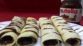 Recette de Crêpes au Nutella