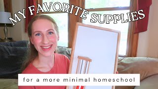 Creating a Simple Homeschool | My Favorite Supplies