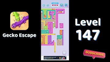 Gecko Escape Level 147 Walkthrough 🦎 | Puzzle Game Solutions & Tips | SolutionGuruji