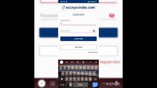 Accsys India !HOW TO LOGIN ACCSYS INDIA APP IN FIRST USER.More details 8870087251 screenshot 2