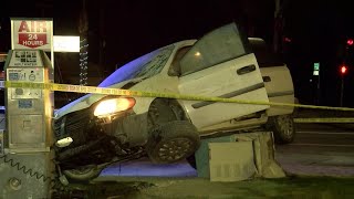 Teen crashes stolen car