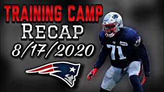 Patriots Training Camp Recap Day 5 (8/17/2020) | First Full Padded Practice