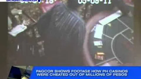 PAGCOR shows CCTV footage on how PH casinos were cheated out of millions of pesos