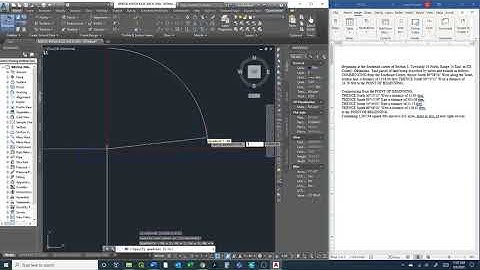 Measuring and drawing lines using bearings and distance in AutoCAD Civil 3D