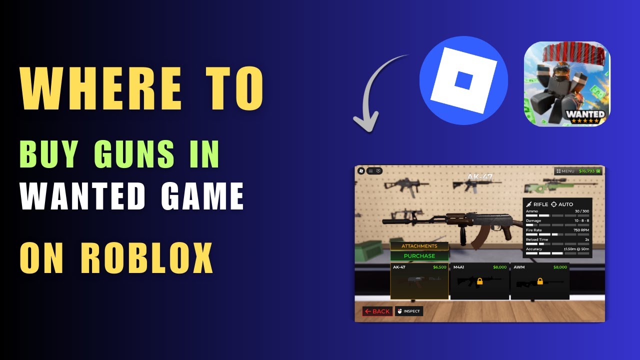 Wanted Roblox Script How to Get WEAPONS in Wanted Roblox (2026) - Full Guide - YouTube