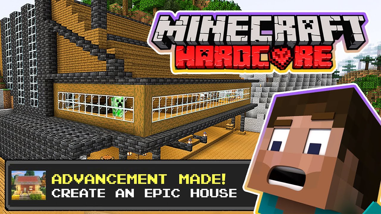 The best STARTER HOUSE ever built in Minecraft HARDCORE mode! YouTube