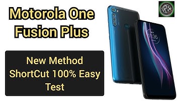 Motorola One Fusion Plus Google Account And Frp Bypass Easy Method ShortCut New Method