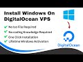 How To Install Windows On DigitalOcean In One Click [ Without ISO ]