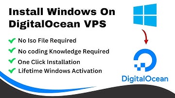 How To Install Windows On DigitalOcean In One Click [ Without ISO ]
