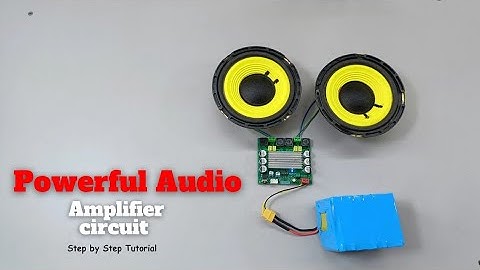 Powerful Audio Amplifier Circuit
