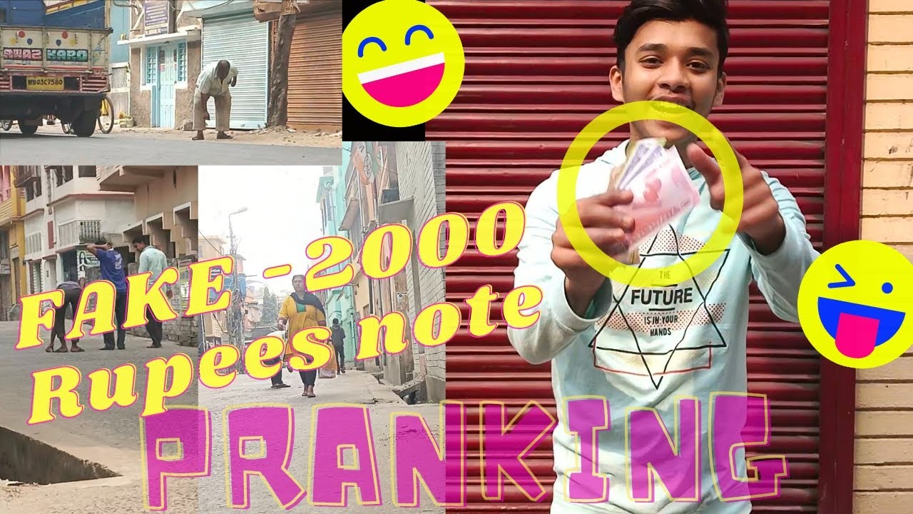 FAKE -2000 Rupees note || prank video ||subho's vlogs ||#trending # ...