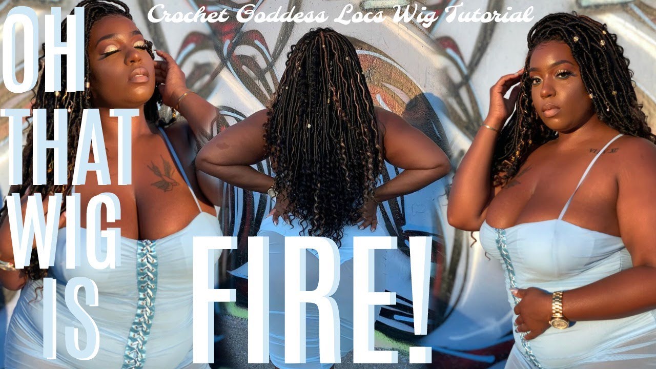 Crochet Goddess Loc Wig with a FRONTAL Tutorial