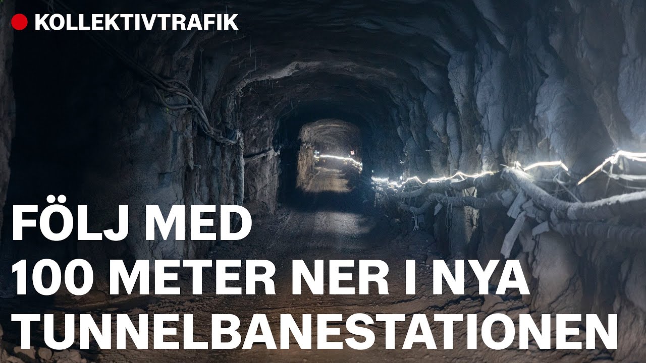 Världspremiär i nya tunnelbanestationen