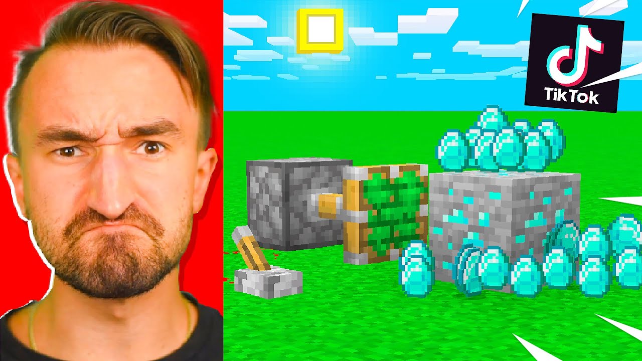 Testing 10 VIRAL Minecraft TIKTOK Tips To See If They Help | JeromeASF