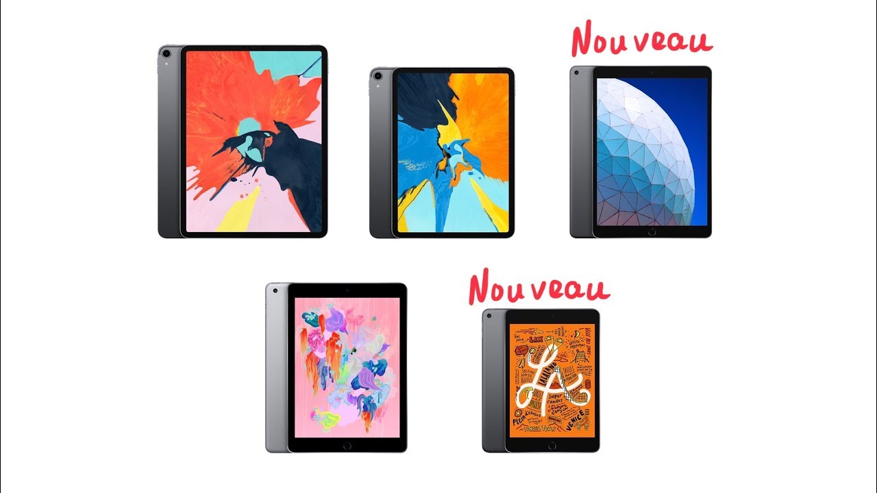 IPad 2019  Une gamme cohrente 