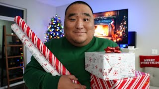 ASMR | Wrap Presents with Me ? Cozy ? No Talking | Lonely on Christmas