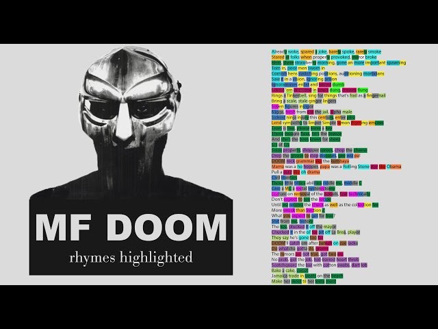 MF DOOM - That's That - Lyrics, Rhymes Highlighted (052) class=