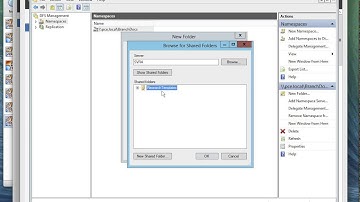 Configure DFS Namespace