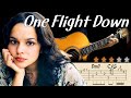 Norah jones  one flight downjazz fingerstyle guitar tutorialeasy fingerstyletabs chords