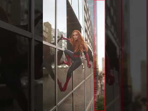 Here’s how Liquidverve edited our Spidey photo! 🕷🕸 #portrait #cosplay #spiderman #shorts30