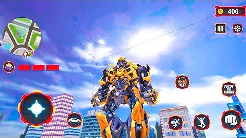 Optimus Prime Multiple Transformation Jet Robot Car Game 2020#1 - Android Gameplay
