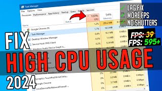 How to Fix 100% CPU Usage | Fix High CPU Usage while GAMING in 2024! screenshot 3