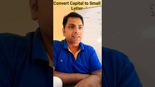 MS Word : Convert Capital to Small letter | Change Case #computer #msword #textformatting #tips