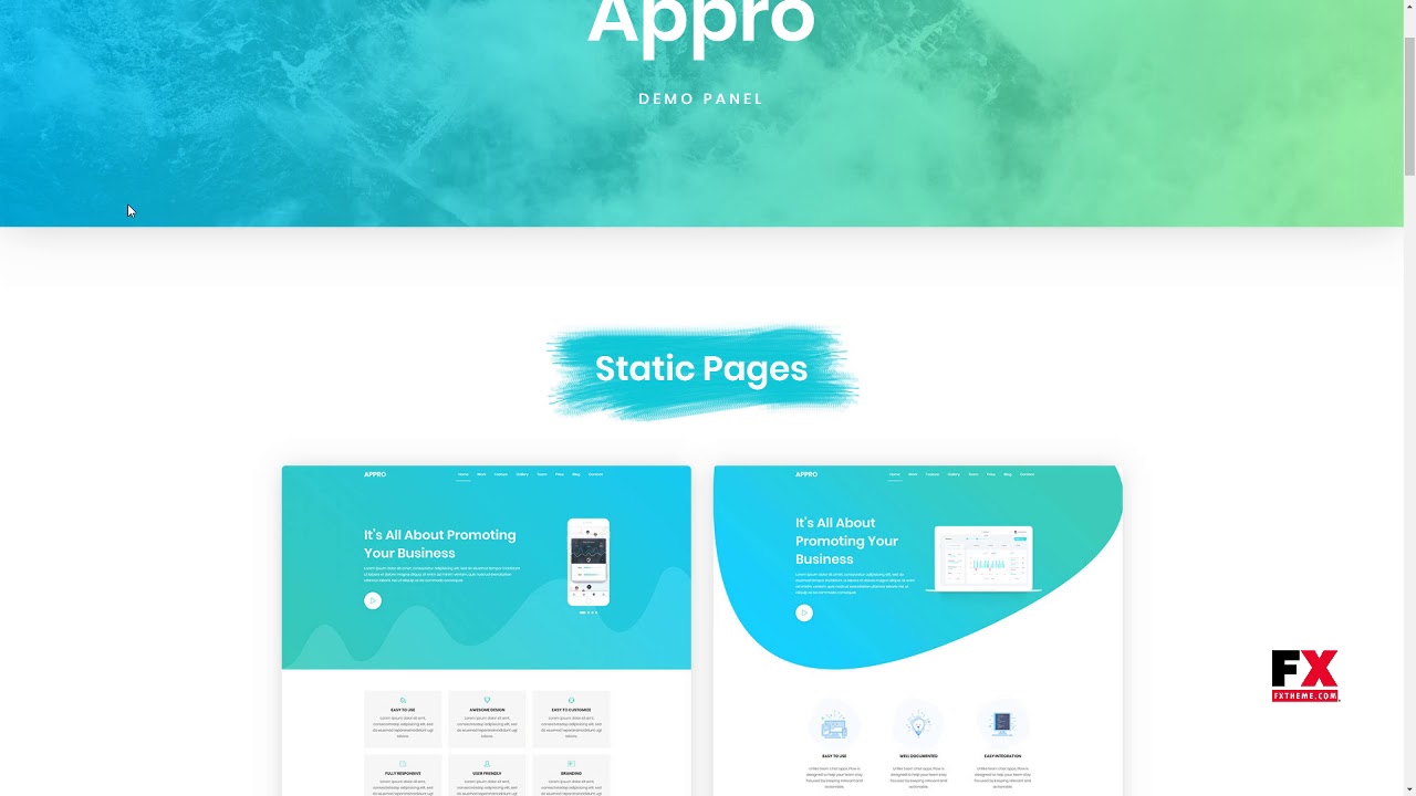 Appro -“ App Landing WordPress Theme Grayson Les